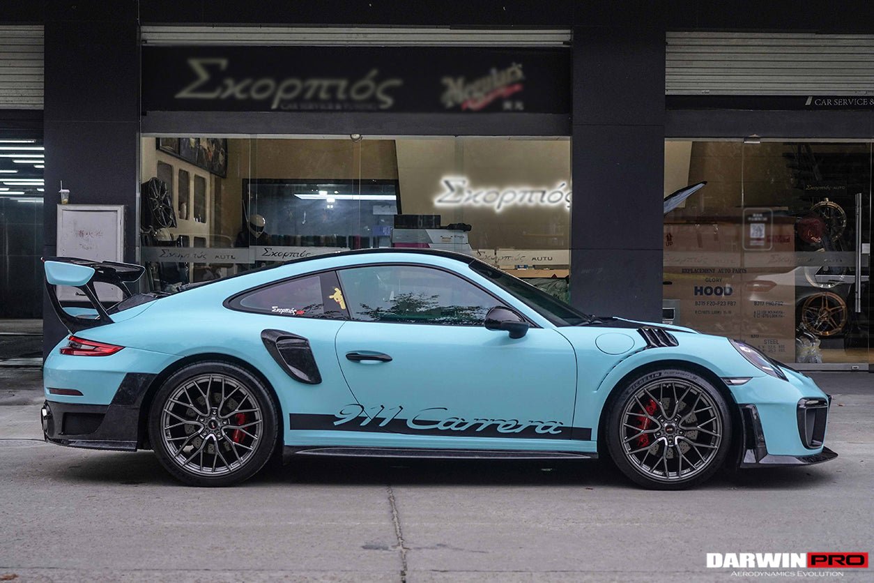 2012 - 2019 Porsche 911 991.1/991.2 Carrera/S GT2RS Style Carbon Fiber Quarter Panel Side Scoops